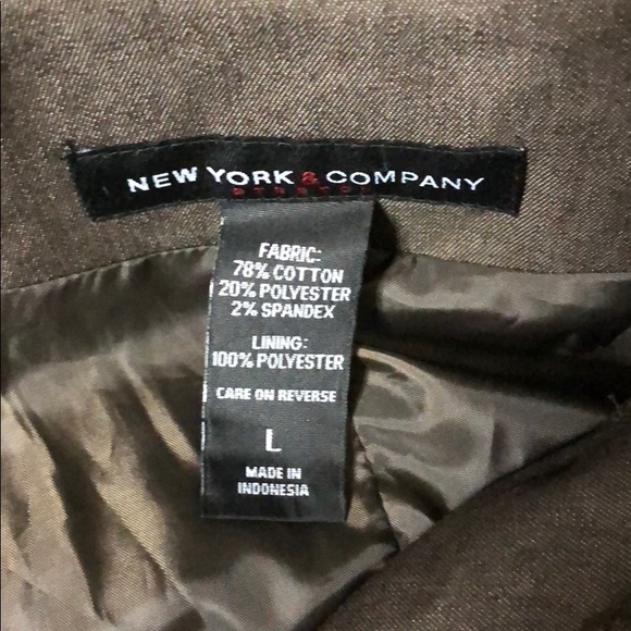New York & company brown jacket like new - Picture 4 of 4